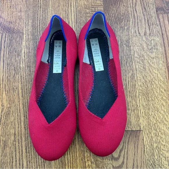 Rothy's Red Ballet Flats - Picture 3 of 7